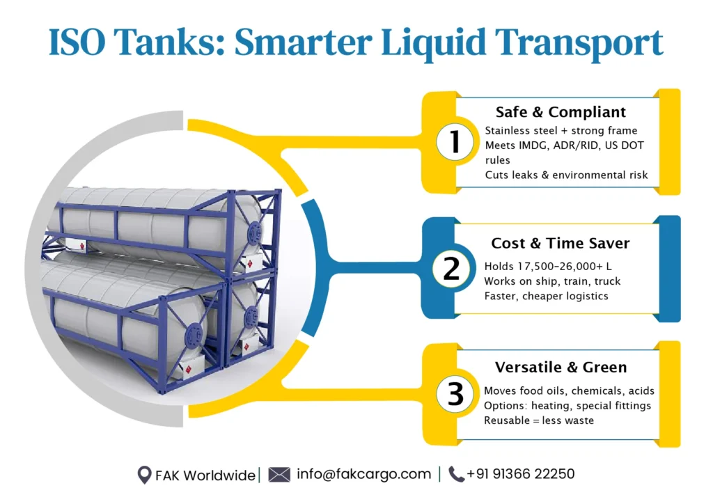 Safe Bulk Liquid Transport with ISO Tanks