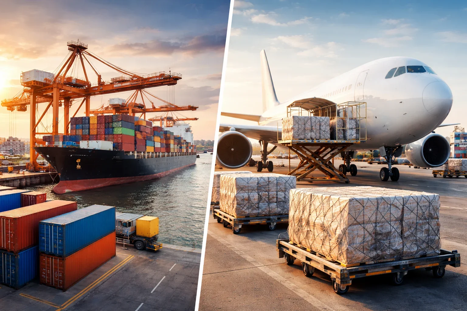 Sea Freight vs Air Freight