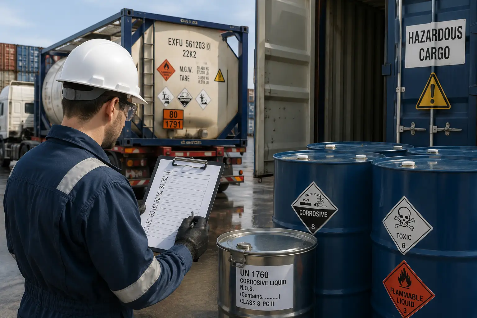 chemical logistic checklist